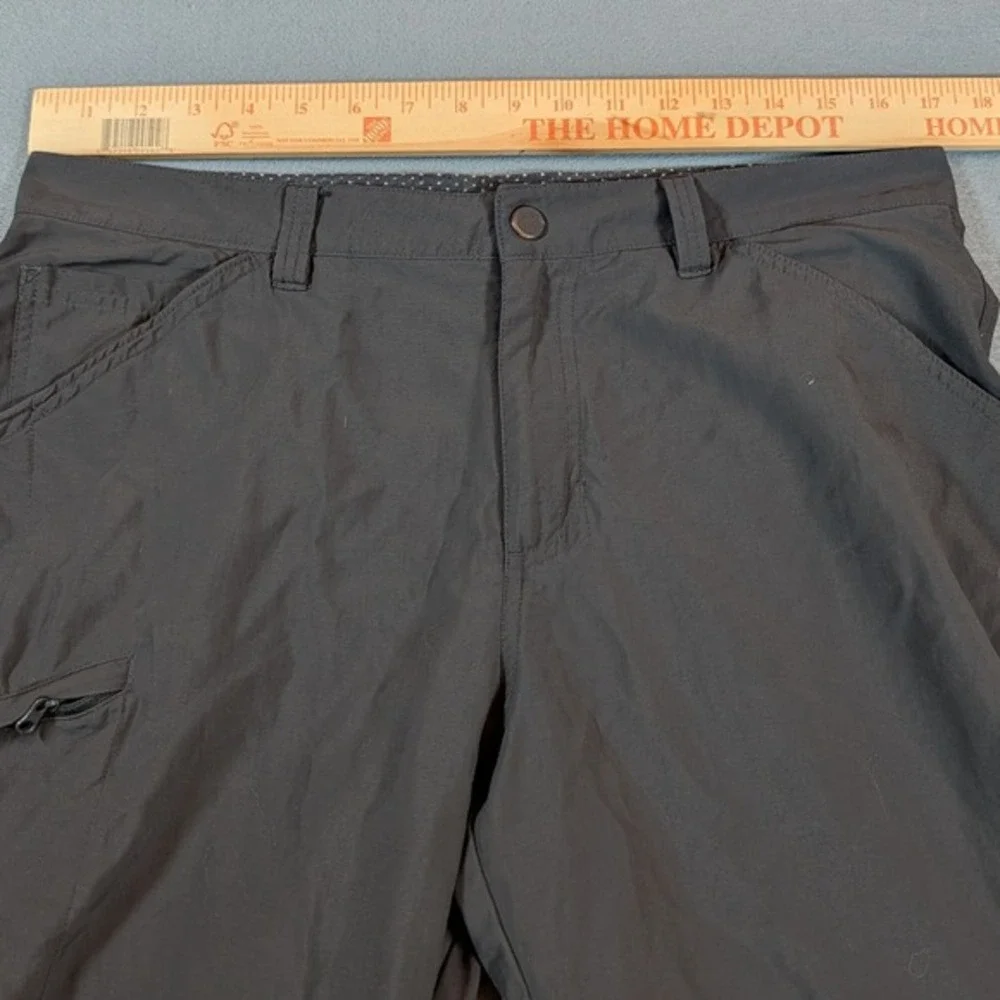 Mountain Hardwear Men's Convertible Hiking Pants Zip Off Cargo‎ Grey Size 33x32